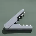 Herramienta Profesional Pelador de Espinas de Rosa Gris Macaron con Cuchillas de Aleación - Gris Niebla Matinal (1 Pieza) / 14*3.5*2.5cm