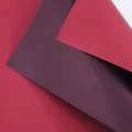 High-quality bicolor waterproof flower wrapping paper in magenta and dark purple matte finish SKU - Wine Red + Matte Red