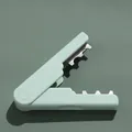 Limpiador de espinas de rosas verde menta con dientes de aleación para floristería - Gris Verde Frijol (1 Pieza) / 14*3.5*2.5cm