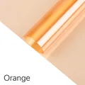 Film de gelée en cellophane orange translucide de qualité pour emballage de fleurs - 20 Feuilles/Paquet (56x55cm) / Orange