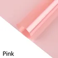 Papier d'emballage en cellophane rose translucide OPP pour bouquets de fleurs et artisanat - 20 Feuilles/Paquet (56x55cm) / Rose