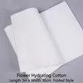 Cotone assorbente per la ritenzione idrica dei fiori, 3m x 30cm, per bouquet di fiori - Tipo pieghevole / 3M x 30cm