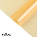Papier d'emballage de fleurs en cellophane jaune translucide, film gelée OPP pour bouquets - 20 Feuilles/Paquet (56x55cm) / Jaune