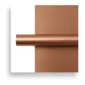 Solid bronze macaron flower wrapping paper with waterproof matte texture for bouquets - Large (58x58cm), 20 Sheets/Pack / Bronze