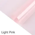 Papier cellophane rose clair translucide pour bouquets de fleurs et emballages cadeaux de luxe - 20 Feuilles/Paquet (56x55cm) / Rose Clair