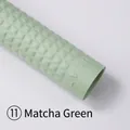 Αδιάβροχο ανάγλυφο χαρτί τέχνης πράσινο matcha για μπουκέτα και συσκευασία δώρων - 58x58cm / 10 Φύλλα/Πακέτο / Πράσινο μάτσα