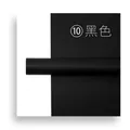 High quality solid black waterproof floral wrapping paper for professional flower bouquets - Large (58x58cm), 20 Sheets/Pack / Black