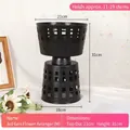 Black plastic flower bouquet forming tool inner liner for 11-19 stems, medium size - Medium Liner Tube / 21x16x31cm