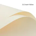 Premium cream yellow waterproof Korean style flower wrapping paper for florist bouquets - Han Su Paper / 20 Sheets/Pack (55*53cm) / Milk Yellow