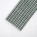 Tessuto pied de poule verde e bianco per confezioni floreali e decorazioni regalo - 0,5x1,5 Metri / Pied de Poule Verde Standard