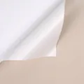 Papel de envolver flores blanco impermeable para decoración de ramos muy elegantes - Cherry Pink + White / 20 Piezas/Paquete