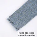 Tessuto tweed blu e oro premium per eleganti confezioni di bouquet di fiori - 0,5x1,5 Metri / Blu + Oro (Standard)