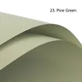 Waterproof double-sided floral wrapping paper in elegant Sea Pine Green shade Color 23 - Moss Green