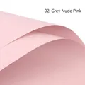 High-quality waterproof flower wrapping paper in elegant Grey Nude Pink, model 02 - Ash Nude Pink