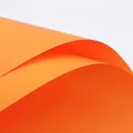 Professional double-sided waterproof flower wrapping paper in vibrant orange SKU color - Vibrant Orange