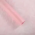 Rouleau de papier d'emballage texturé guimauve rose tendre pour bouquets et emballages floraux. - 20 Feuilles/Paquet (60x60cm) / Rose Cerise