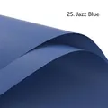 25. Royal blue waterproof flower wrapping paper for bouquets matte florist material - Jazz Blue