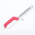Coltello professionale per spugna floreale con manico rosa e lama in acciaio da 36cm - 36x6cm / Rosso rosa