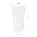 Durable transparent acrylic flower bucket for florist displays, size 16x24x11.5cm - Round / Small Round 1 Piece