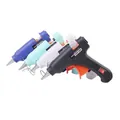 Professional 20W Hot Melt Glue Gun Kit in Multiple Colors for DIY Flower Crafting and Home Repairs - Random Color