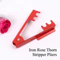 Pinza togli spine per rose in ferro rosso per fioristi professionisti e giardini - Rimuovi Spine / arancio-rosso