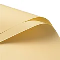 Premium cream-colored waterproof matte wrapping paper for elegant flower bouquets - 55*53cm 20 Sheets/Pack / Deep Milk Yellow