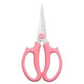 Forbici professionali da fioraio multifunzione con manici ergonomici rosa per composizioni - Stile Floreale Professionale (504) / 19cm x 10cm / Rosa