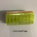 1.2cm width clear transparent floral tape for flower bouquet wrapping and office stationery use - 1.2cm (8 Rolls/Tube)