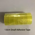 1.8cm wide clear adhesive tape rolls for floral packaging and office stationery DIY - 1.8cm (6 Rolls/Tube)