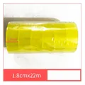 Yellow floral adhesive tape 1.8cm x 22m for DIY bouquet packaging, 6 rolls per tube - 1.8cm Width 10 Tubes (60 Rolls)