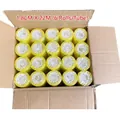 1.8cm x 22m yellow transparent floral adhesive tape SKU 6-roll pack for office and DIY - 1.8cm Width 40 Tubes (240 Rolls)