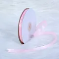 Nastro in poliestere rosa da 1cm di alta qualità con stampa 'just for you' per regali - 40 Iarde/Pack / Rosa Con Lettere Bianche