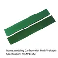74cm V-shaped wedding car floral foam block with suction cup base for car decor - V-Shape Floral Foam (1 Pair) / 74x11x5cm