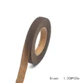 Brown floral stem wrap tape 1.2cm x 20m for DIY flower arrangements - 12 Rolls/Pack (20m) / Brown