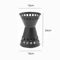 Soporte para arreglos florales negro estilo coreano, 24 cm de alto y 16 cm de diámetro - Pequeño 706 / Negro