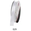 Elegant 2.5cm white satin ribbon roll for professional flower bouquet DIY gift packaging - 2.5cm*85 Yards / Off White