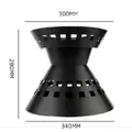 Base de plástico negro para arreglos florales, dimensiones 300mm arriba 280mm altura 340mm - Grande 99 Tallos / Negro