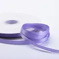 Elegant 1.0cm purple satin ribbon for flower bouquet wrapping and DIY gift packaging - Size 90 / Light Purple