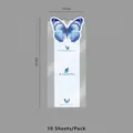 Transparent butterfly single flower packaging bag 17x52cm florist supply 10pcs - Blue / 17x52cm 10 Pcs/Pack
