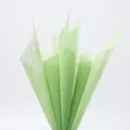 Getextureerd lichtgroen katoenpapier voor het verpakken en voeren van boeketten - 15 Vellen / Limegroen