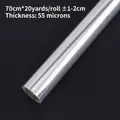 Premium transparent OPP cellophane gift wrapping roll, 70cm x 20 yards, 0.055mm thickness - Roll 70cmx20 Yards 5.5 Silk