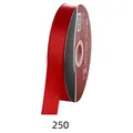 Ruban de satin rouge vif de 2,5 cm de large pour l'emballage de cadeaux et le bricolage - 2,5 cm*85 Yards / Rouge