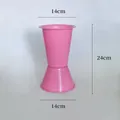 Cubo de flores coreano rosa mini para arreglos con dimensiones de 24 cm alto - S / Rosa
