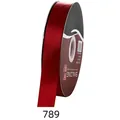 Ruban de satin rouge foncé de 2,5 cm de large pour emballage cadeau et fleuriste - 2,5 cm*85 Yards / Bordeaux