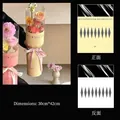 Elegant one-piece shaping sheet for single flower bouquet packaging, size 30x42cm - 10 Pieces/Pack (30x42cm) / Beige