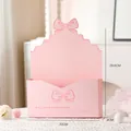 Elegant pink envelope flower gift box for DIY arrangements with bow design and dimensions - 10 Pieces/Pack / Pink