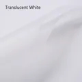 Waterproof translucent matte flower wrapping paper in elegant transparent white color - 20 Pieces/Pack (57cmx57cm) / Clear White