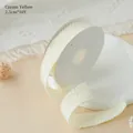 Elegantes cremefarbenes strukturiertes Bouclé-Band 2,5 cm für DIY-Handwerk und Haarschmuck - 2.5cm*10Y / Beige