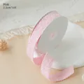 2,5 cm rosa strukturierter Walzer-Band für DIY-Haarschmuck-Handwerk, 10 Yards lang - 2.5cm*10Y / Rosa