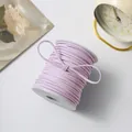 Light purple double-sided faux suede cord for DIY crafts and gift wrapping - 50 Yards / Light Purple